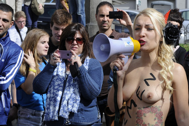 Offizielle Gründing von Femen Spanien, Madrid