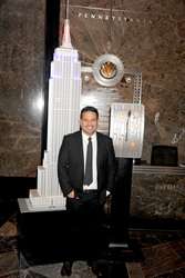 Narciso Rodriguez lights the Empire State Building