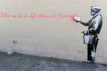 'Banksy Street Art, New York