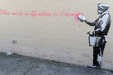 'Banksy Street Art, New York