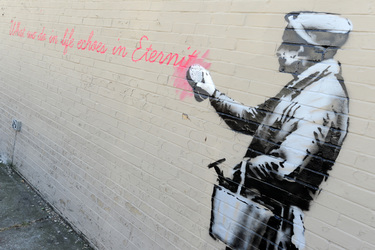 'Banksy Street Art, New York