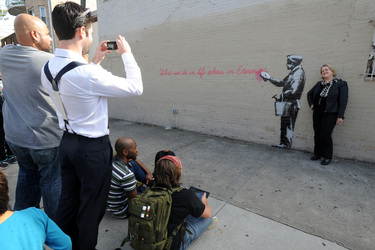 'Banksy Street Art, New York