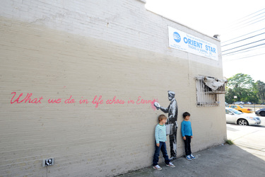 'Banksy Street Art, New York