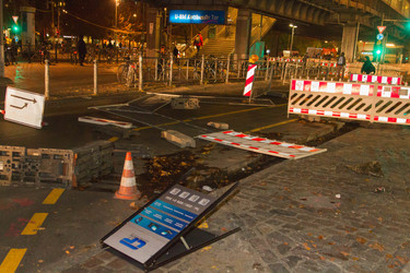 Demonstration gegen europäische Asylbewerbergesetze in Kreuzberg, Berlin