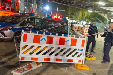 Demonstration gegen europäische Asylbewerbergesetze in Kreuzberg, Berlin