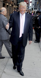 Donald Trump bei der 'Late Show With David Letterman', New York