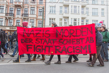 Demonstration 'Welcome Refugees - Solidarität mit Flüchtlingen', Rostock
