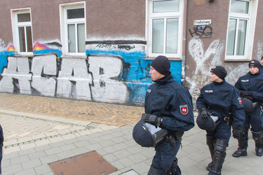Demonstration 'Welcome Refugees - Solidarität mit Flüchtlingen', Rostock