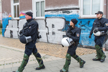 Demonstration 'Welcome Refugees - Solidarität mit Flüchtlingen', Rostock