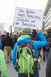 Demonstration 'Welcome Refugees - Solidarität mit Flüchtlingen', Rostock