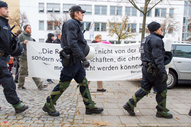 Demonstration 'Welcome Refugees - Solidarität mit Flüchtlingen', Rostock