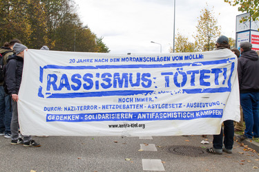 Demonstration 'Welcome Refugees - Solidarität mit Flüchtlingen', Rostock