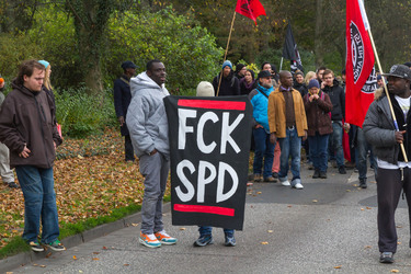Demonstration 'Welcome Refugees - Solidarität mit Flüchtlingen', Rostock