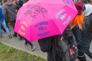 Demonstration 'Welcome Refugees - Solidarität mit Flüchtlingen', Rostock