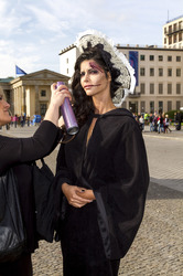Micaela Schäfer Halloween Photoshooting, Berlin
