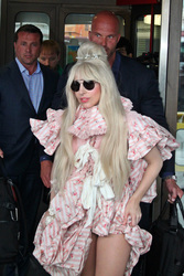 Ankunft von Lady Gaga am Flughafen, Berlin