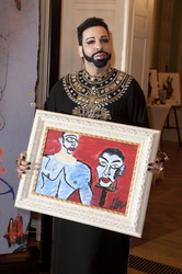 Kunstevent zum offiziellen Verkaufsstart der Kollektion 'Gloeoeckler Art by Borelly', Berlin