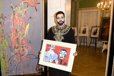 Kunstevent zum offiziellen Verkaufsstart der Kollektion 'Gloeoeckler Art by Borelly', Berlin