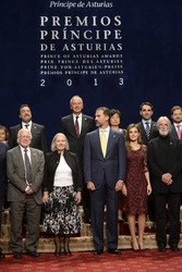 Felipe von Spanien, Letizia von Spanien and Prince of Asturias Awards Winners