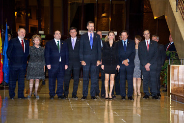 Felipe von Spanien, Letizia von Spanien und Gäste