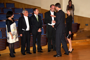 Felipe von Spanien, Letizia von Spanien, Jonas Alber und Gäste