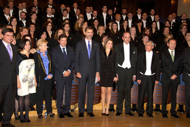 Felipe von Spanien, Letizia von Spanien, Jonas Alber und Gäste