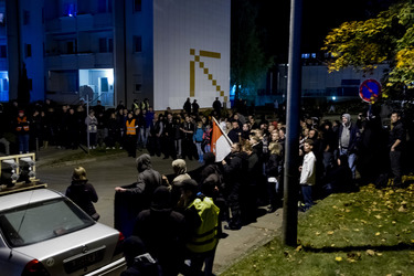 Demonstration von Neonazis, Pätz bei Bestensee