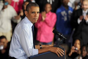 Präsident Obama besucht die Pathways in Technology Early College High School, New York