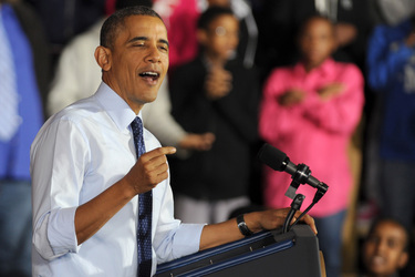 Präsident Obama besucht die Pathways in Technology Early College High School, New York