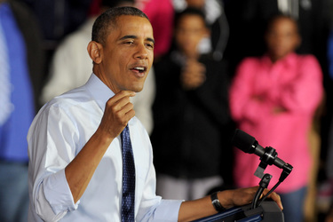 Präsident Obama besucht die Pathways in Technology Early College High School, New York