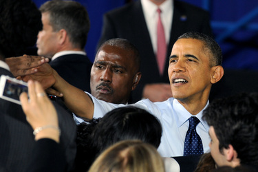 Präsident Obama besucht die Pathways in Technology Early College High School, New York