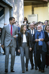 Prinzessin Letizia und Prinz Felipe besuchen Teverga