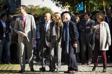 Prinzessin Letizia und Prinz Felipe besuchen Teverga