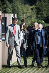Prinzessin Letizia und Prinz Felipe besuchen Teverga