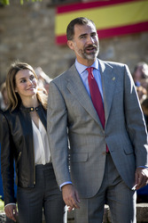 Prinzessin Letizia und Prinz Felipe besuchen Teverga