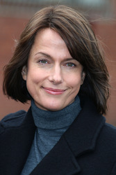 'Der Mann am Strand' Fototermin, Hamburg