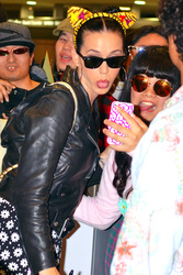 Ankunft von Katy Perry in Japan