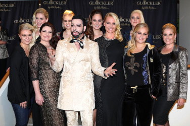 'Glööckler by Ulla Popken' Präsentaion. Hamburg