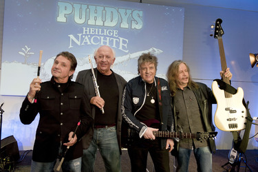 Klaus Scharfschwerdt, Peter 'Eingehängt' Meyer, Dieter 'Quaster' Hertrampf, Peter 'Bimbo' Rasym (Puhdys)