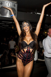Micaela Schaefer feiert ihren 30. Geburtstag, Berlin