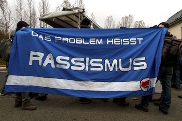 Protest und Gegenprotest: 2500 Menschen demonstrieren in Schneeberg