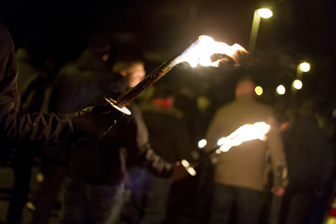 Protest und Gegenprotest: 2500 Menschen demonstrieren in Schneeberg