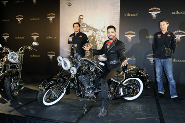 Harald Glööckler Harley-Davidson Präsentation, Berlin