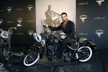 Harald Glööckler Harley-Davidson Präsentation, Berlin