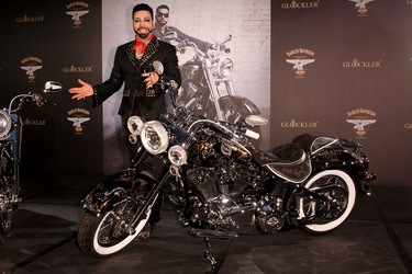 Harald Glööckler Harley-Davidson Präsentation, Berlin