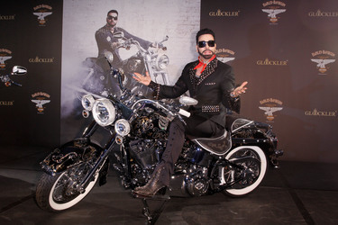 Harald Glööckler Harley-Davidson Präsentation, Berlin
