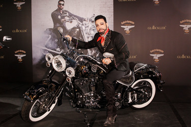 Harald Glööckler Harley-Davidson Präsentation, Berlin