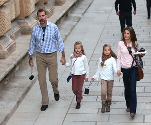 Felipe von Spanien, Leonor von Spanien, Sofia von Spanien, Letizia von Spanien