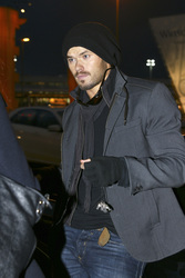 Ankunft von Kellan Lutz am Flughafen Tegel, Berlin
