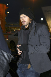 Ankunft von Kellan Lutz am Flughafen Tegel, Berlin